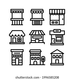 shop icon or logo isolated sign symbol vector illustration - Collection of high quality black style vector icons
