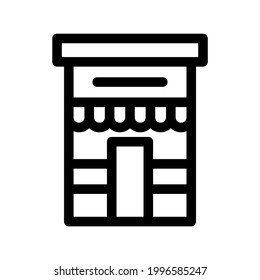 shop icon or logo isolated sign symbol vector illustration - high quality black style vector icons
