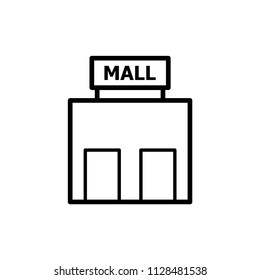 Shop icon mall symbol. Graphic elements illustration.