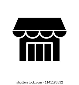 Shop icon mall symbol. Graphic elements illustration.