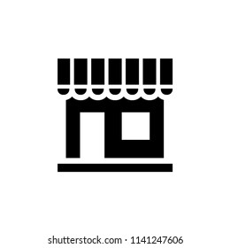 Shop icon mall symbol. Graphic elements illustration.
