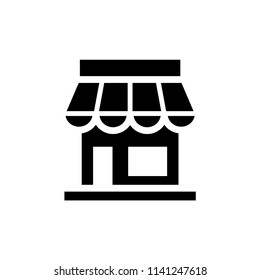 Shop icon mall symbol. Graphic elements illustration.