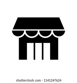 Shop icon mall symbol. Graphic elements illustration.
