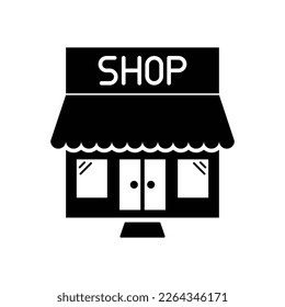 shop icon, market vector, store illustration