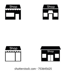 shop icon set