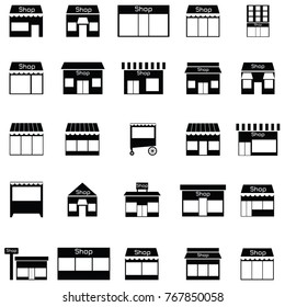 shop icon set