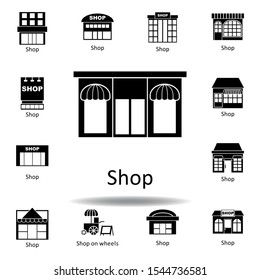 shop icon. Signs and symbols can be used for web, logo, mobile app, UI, UX