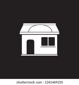 shop icon. Simple element illustration. shop symbol design template. Can be used for web and mobile