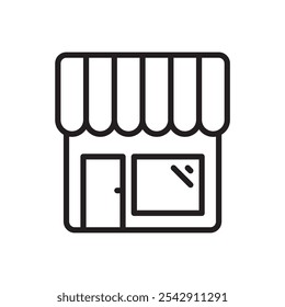 Shop icon. Simple vector sign.