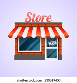 Shop icon. Store