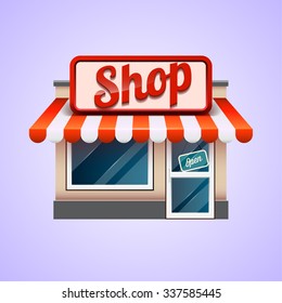 Shop icon. Store