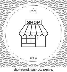 Shop icon symbol