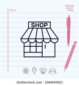 Shop icon symbol