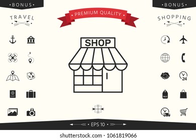 Shop icon symbol