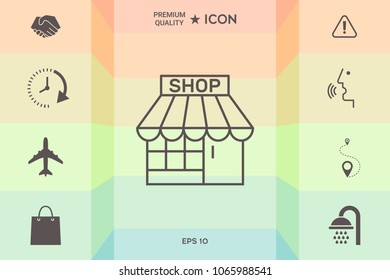 Shop icon symbol