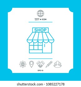 Shop icon symbol