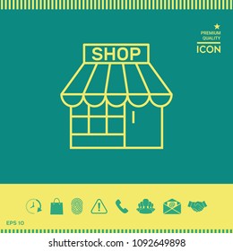 Shop icon symbol