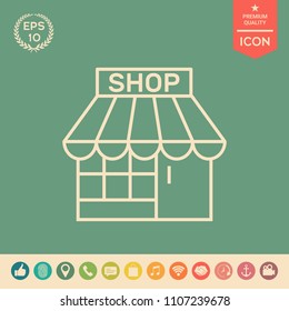 Shop icon symbol