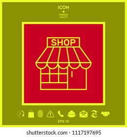 Shop icon symbol