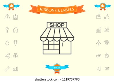 Shop icon symbol