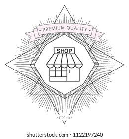 Shop icon symbol symbol
