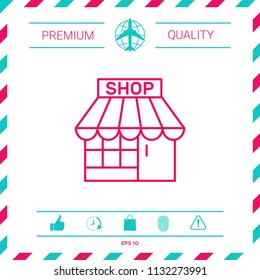 Shop icon symbol