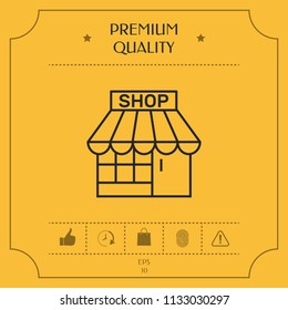 Shop icon symbol