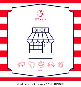 Shop icon symbol