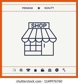 Shop icon symbol
