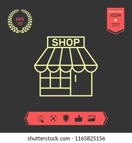 Shop icon symbol