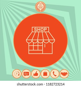 Shop icon symbol