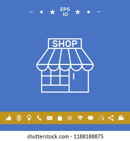 Shop icon symbol