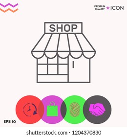 Shop icon symbol