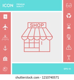 Shop icon symbol