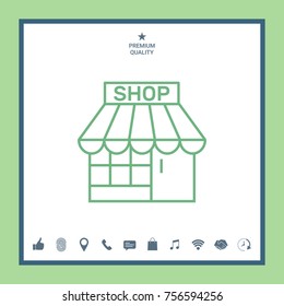 Shop icon symbol