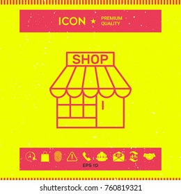 Shop icon symbol