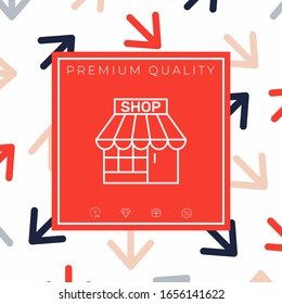 Símbolo del icono de compra. Elementos gráficos para el diseño