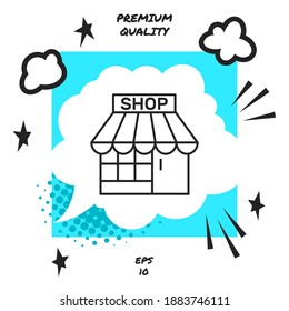 Símbolo del icono de compra. Elementos gráficos para su diseño