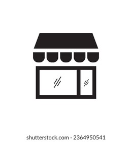 símbolo de icono de tienda vectorial