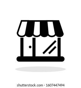 Shop icon in trendy flat style. Online shopping / Store symbol for your web site design, logo, app, UI Vector EPS 10. 
