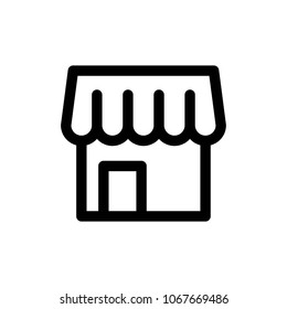 shop icon vector
