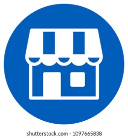 shop icon vector