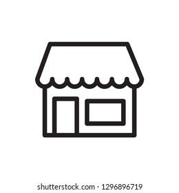shop icon vector