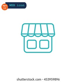  Shop icon vector