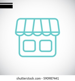  Shop icon vector