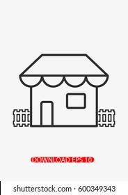 Shop icon, Vector