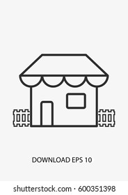 Shop icon, Vector