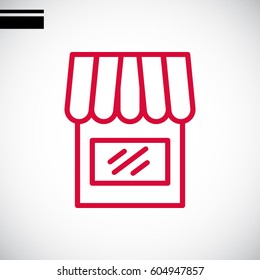  Shop icon vector