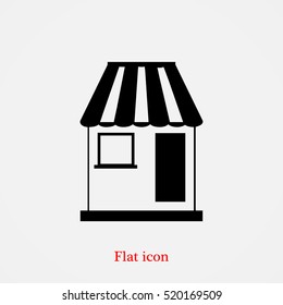 shop icon, vector best flat icon, EPS