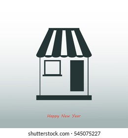 shop icon, vector best flat icon, EPS
